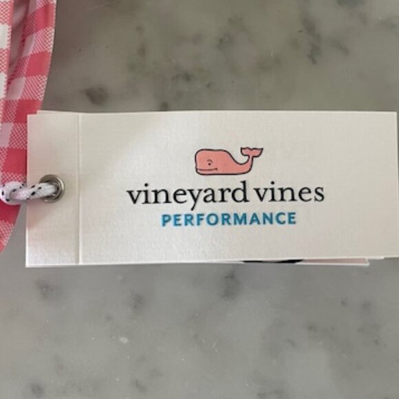 VINEYARD VINES Triangle Bikini Top Cayman Gingham L - Picture 12 of 13